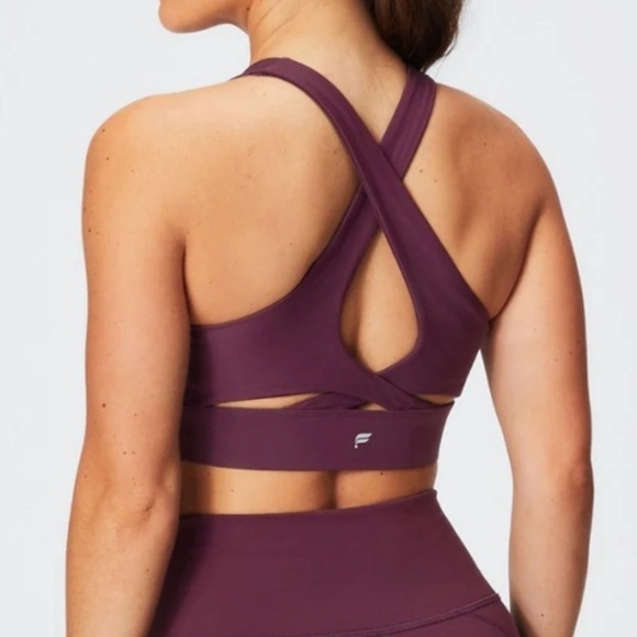 Fabletics No-Bounce High Impact Sports Bra in Purple - Picture 9 of 9
